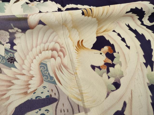 平和屋着物＊夏物 アンティーク 大正ロマン 丸帯 鳳凰 正絹 逸品