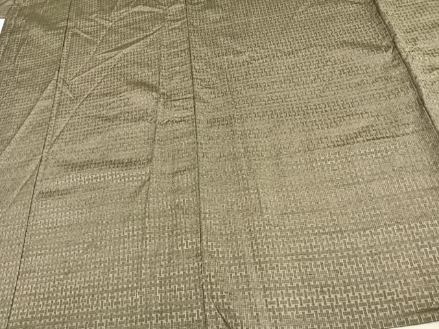 平和屋着物▽男性 紬 単衣 籠目 正絹 逸品 AAAT7383fy 