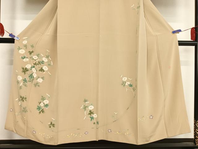 平和屋着物○本加賀友禅作家 木村真佐子 訪問着 枝花文 正絹 逸品