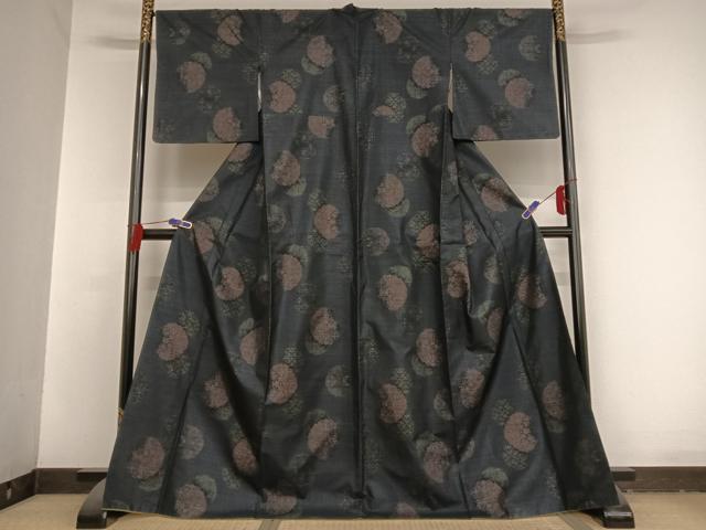 平和屋着物■極上　本場大島紬　100亀甲　総詰め　逸品　未使用　DZAB1048kh5 平和屋着物□極上 本場大島紬 100亀甲 総詰め 逸品 未使用 DZAB1048kh5