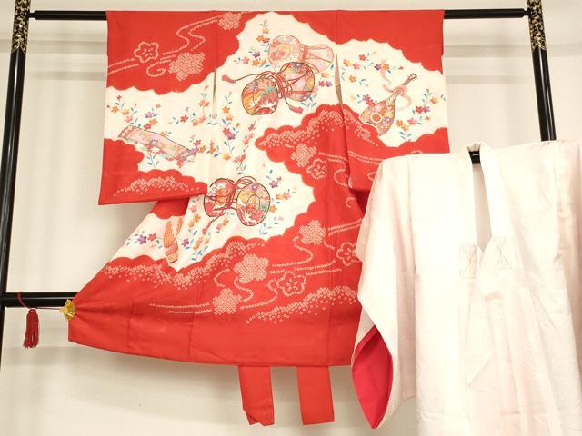 【新品未使用】豪華総絞り 総刺繍 正絹 お宮参り 産着 長襦袢付 ピンク 新品未使用】豪華総絞り 総刺繍 正絹 お宮参り 産着 長襦袢付 ピンク