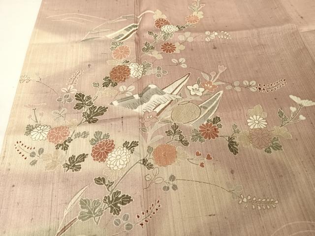 平和屋着物○上質な紬 縞 正絹 逸品 CAAU1693yc