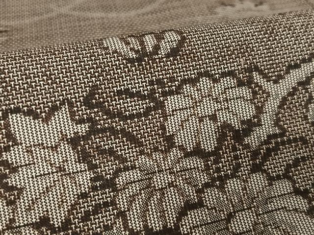 平和屋着物○本場大島紬 9マルキ 総絣 花籬文 ますいわ屋