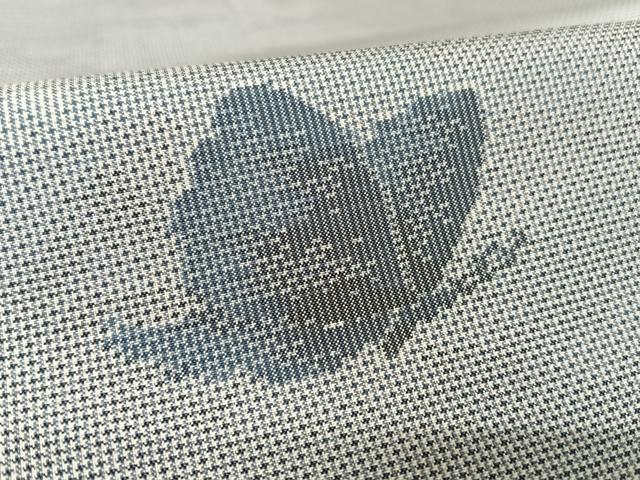 平和屋着物○都喜ヱ門 本場大島紬 白大島 7マルキ 総絣