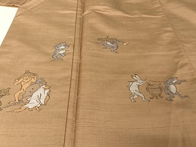 平和屋着物○京の名門・菱屋六右ェ門 紬 訪問着 鳥獣