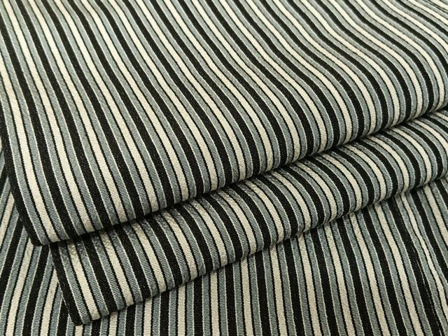 平和屋着物●上質な小紋　縞　正絹　逸品　AAAU0165np