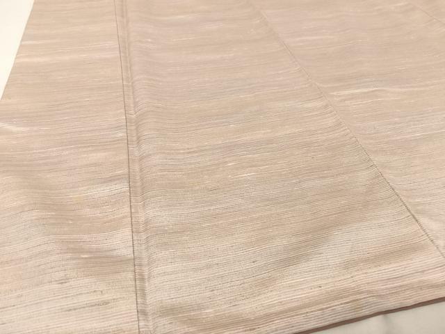 平和屋着物○紅花紬 米沢 竹股工房 紅下染 華かすみ紬