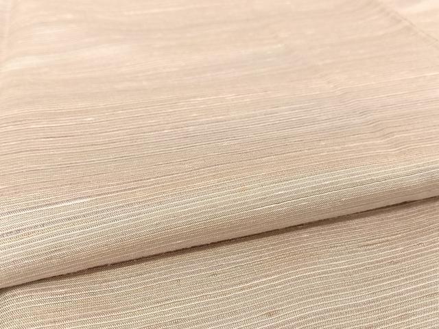 平和屋着物○紅花紬 米沢 竹股工房 紅下染 華かすみ紬