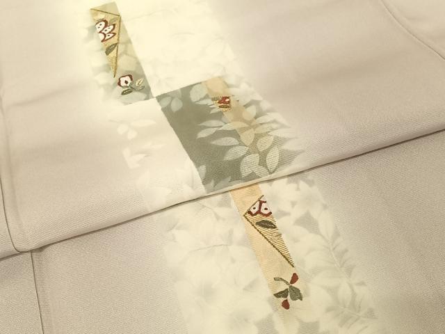 平和屋着物●上質な色無地　薄鼠色　ゑり善扱い　正絹　逸品　DAAV6472ps 平和屋着物○上質な色無地 薄鼠色 ゑり善扱い 正絹 逸品