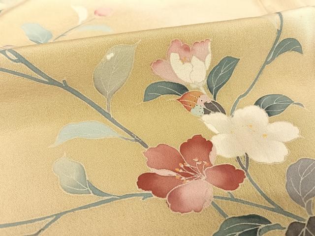 平和屋着物○訪問着 友禅 作家物 枝花文 暈し染め 正絹