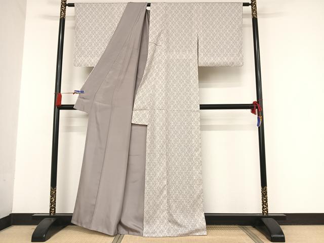 平和屋着物□上質な小紋 霞文 逸品 ut2332