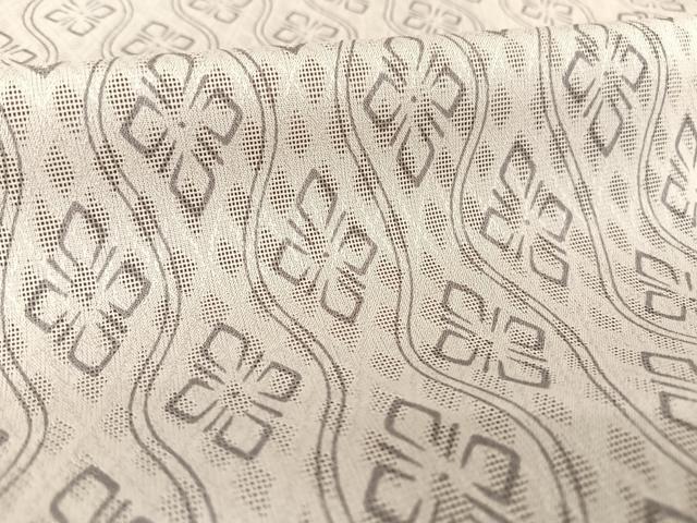 平和屋着物○上質な小紋 鹿の子舞花丸文 正絹 逸品 未使用 DAAY5123ud 平和