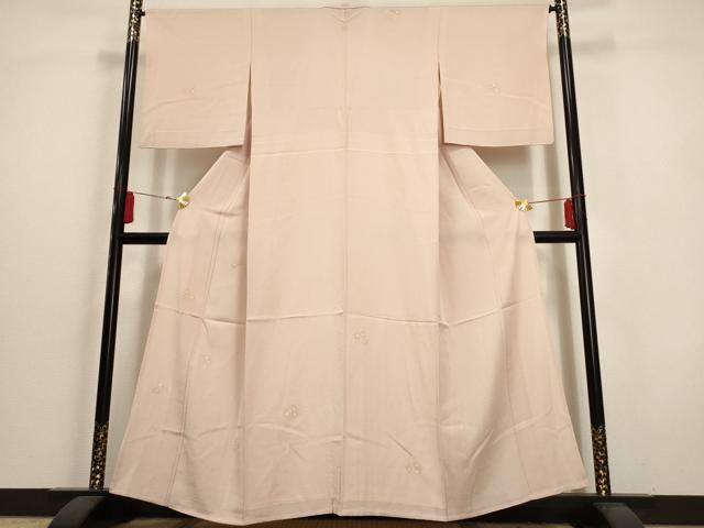 平和屋着物▽銀座きしや　訪問着　単衣　舞葉文　金彩　正絹　逸品　AAAU6421iu