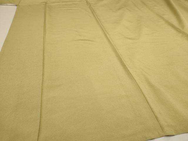 平和屋着物▽上質な色無地　単衣　青朽葉色　正絹　逸品　AAAU6439iu 平和屋着物▽上質な色無地 単衣 青朽葉色 正絹 逸品 AAAU6439iuの通販