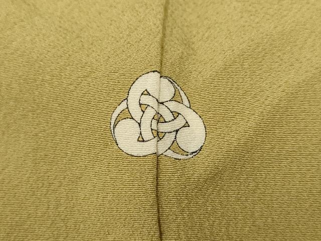 平和屋着物▽上質な色無地　単衣　青朽葉色　正絹　逸品　AAAU6439iu 平和屋着物▽上質な色無地 単衣 青朽葉色 正絹 逸品 AAAU6439iuの通販