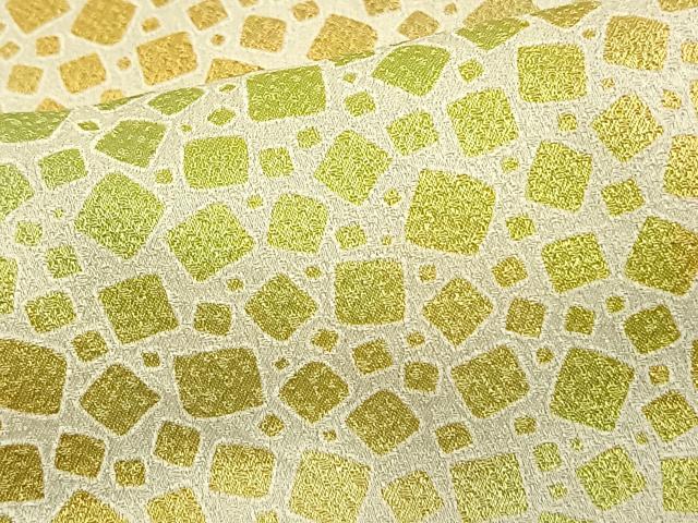 平和屋着物▽上質な小紋 単衣 色紙散らし文 正絹 逸品 AAAU7984fy 平和