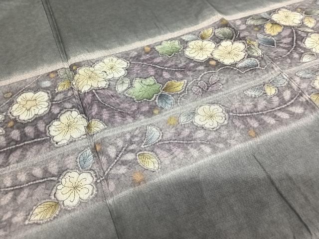 平和屋着物○本場染大島紬 辻が花 絞り 正絹 逸品 AAAU8041zg