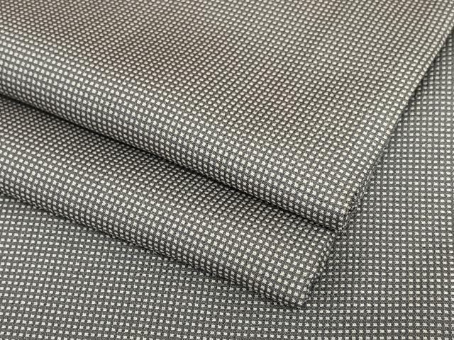 平和屋着物●お召　角通し　正絹　逸品　AAAU8081zg