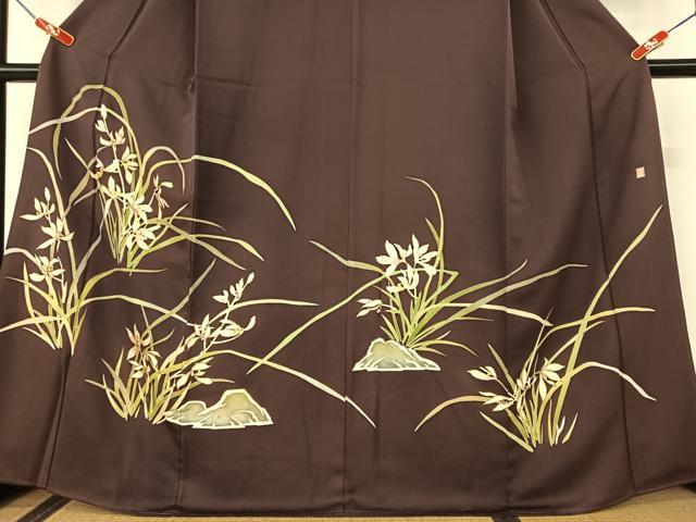 平和屋着物○訪問着 刺繍 草花文 金彩 正絹 逸品 DAAQ3268ps 平和屋着物