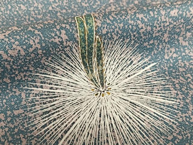 平和屋着物○友禅作家 山科春宣 訪問着 松 金彩 正絹 逸品 AAAU8135zg