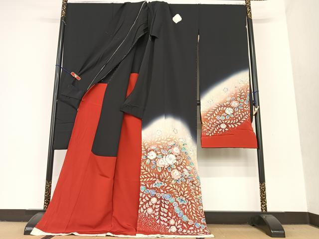 平和屋着物○越後十日町の一流染匠 桐屋・翠山工房 訪問着 辻が花