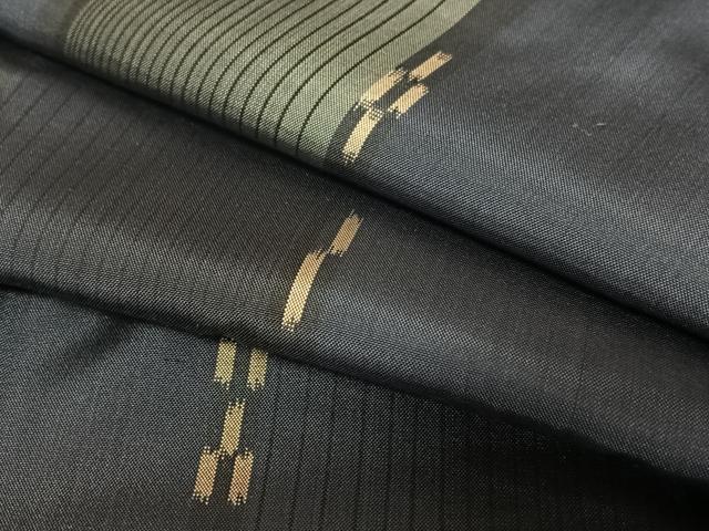 平和屋着物●本場大島紬　ミンサー柄　正絹　逸品　AAAU8197zg