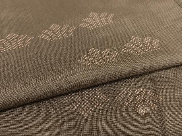 平和屋着物●本場大島紬　7マルキ　葦　三越扱い　正絹　逸品　AAAU8216zg 平和屋着物○本場大島紬 7マルキ 葦 三越扱い 正絹 逸品 AAAU8216zg