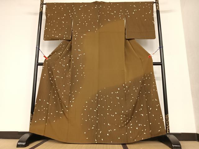 平和屋着物○世界的人形師 辻村寿三郎 ジュサブロー 訪問着 刺繍 群れ