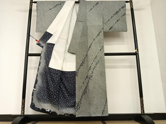 平和屋着物●訪問着　総絞り　黒地　さが美扱い　正絹　逸品　AAAU8288zg 平和屋着物○訪問着 総絞り 黒地 さが美扱い 正絹 逸品 AAAU8288zg