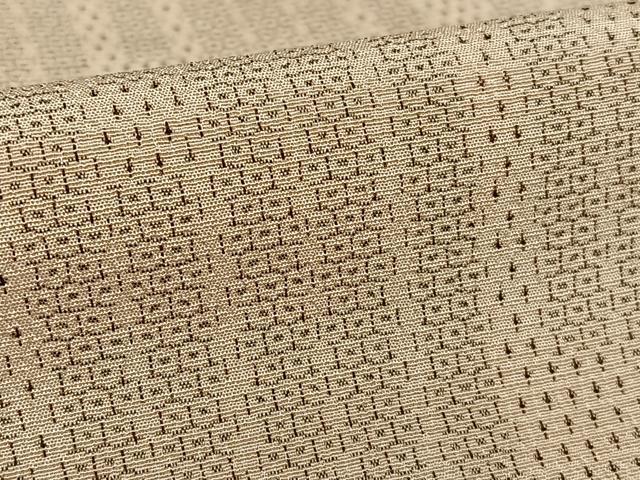 平和屋着物○本塩沢 やまだ織 110亀甲 雪の中のきれ 証紙