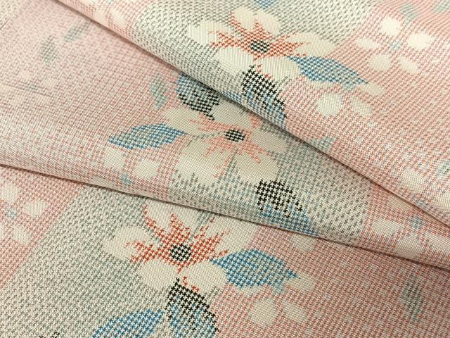 平和屋本店□極上 九寸名古屋帯 江戸小紋柄 風車 逸品 DZAA6322kh5