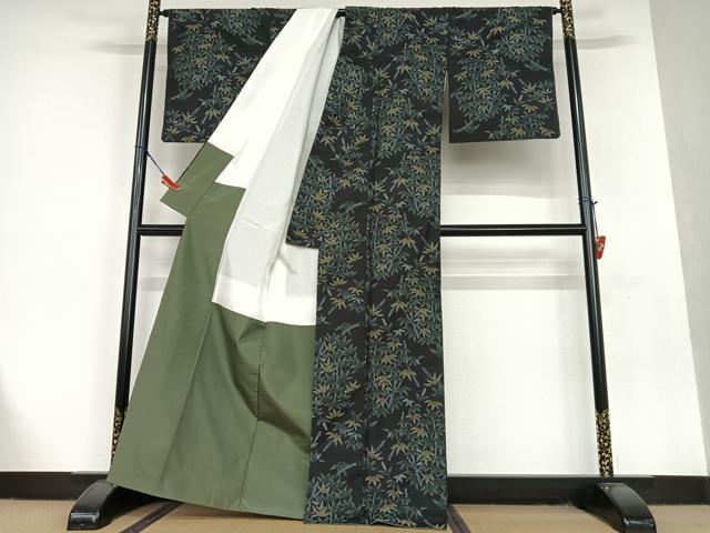 平和屋着物○伝統工芸士 高杉太 色留袖 人物風景浜松文 暈し染め 金彩