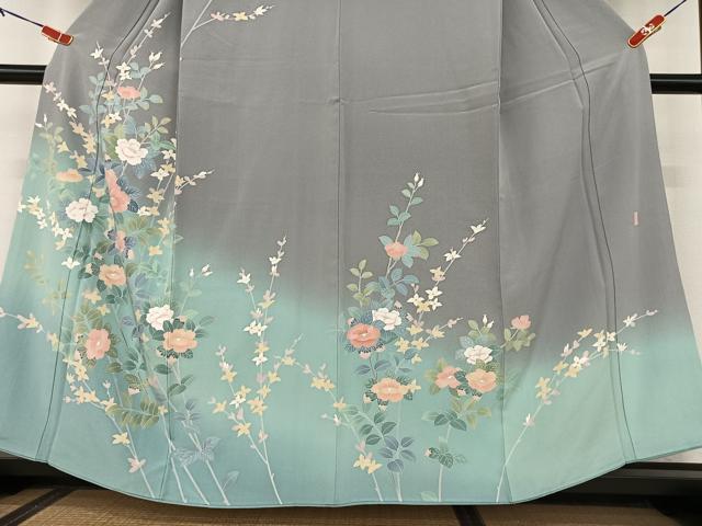 平和屋着物○中国三大刺繍 スワトウ相良刺繍 総刺繍 訪問着 束ね熨斗花