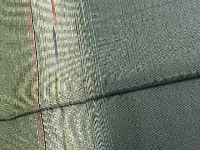 平和屋着物○上質な紬 色無地 駱駝色 正絹 逸品 AAAZ0555ph