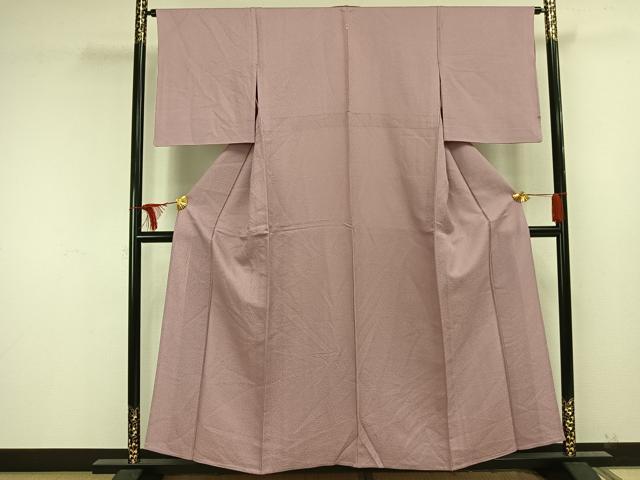 平和屋着物▽上質な色無地　単衣　撫子色　正絹　逸品　AAAU8580fy 平和屋着物▽上質な色無地 単衣 撫子色 正絹 逸品 AAAU8580fy