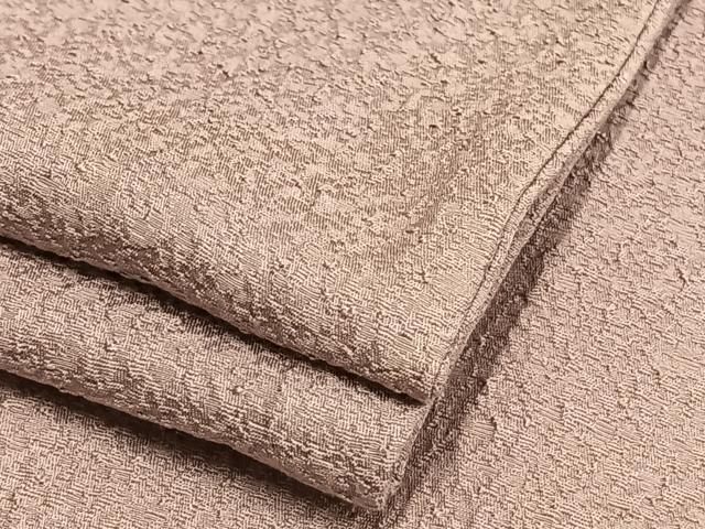 平和屋着物▽上質な色無地　単衣　撫子色　正絹　逸品　AAAU8580fy