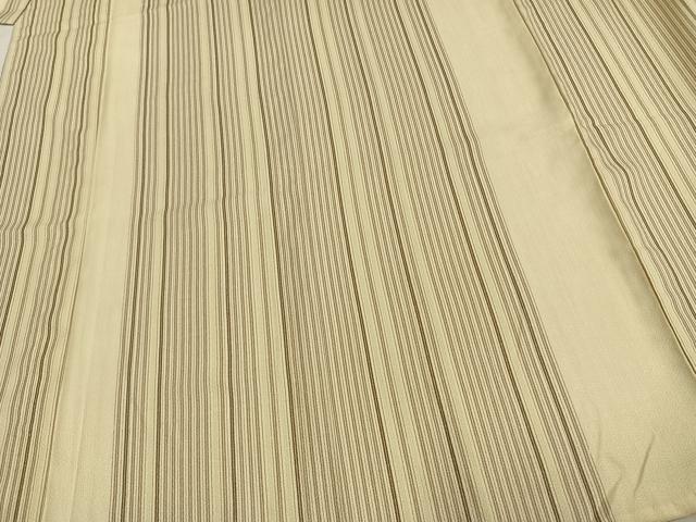 平和屋着物▽小紋 単衣 縞 洗える着物 AAAU8633fy 小紋