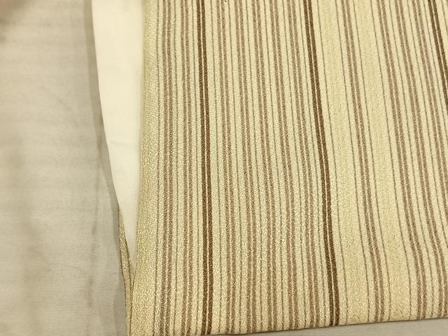 平和屋着物▽小紋 単衣 縞 洗える着物 AAAU8633fy 小紋