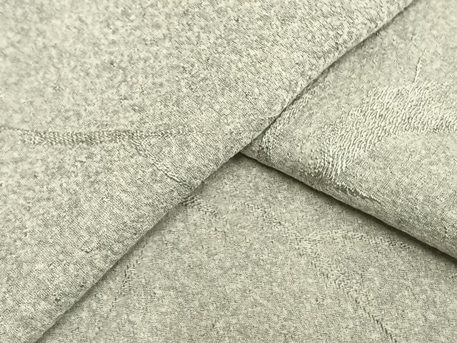 平和屋着物▽上質な小紋　単衣　樹林地紋　正絹　逸品　AAAV2623fy