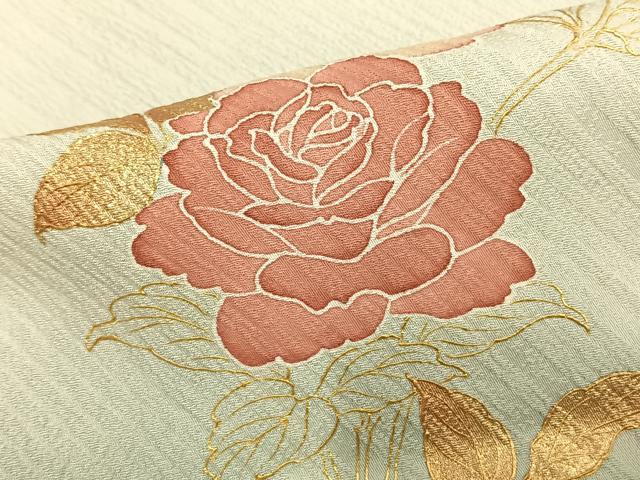 平和屋着物▽訪問着　単衣　友禅　草花文　金糸　金彩　正絹　逸品　AAAV2637fy 平和屋着物▽訪問着 単衣 友禅 草花文 金糸 金彩 正絹 逸品 AAAV2637fy