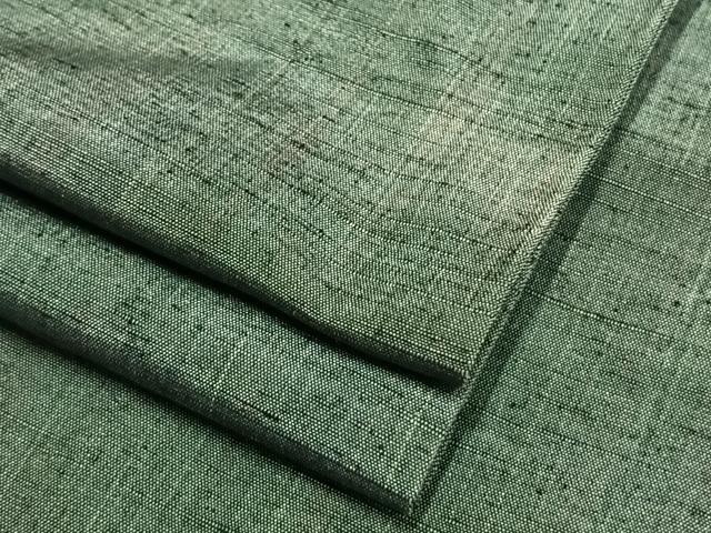 平和屋着物▽上質な紬　単衣　霞文　正絹　逸品　AAAV2647fy