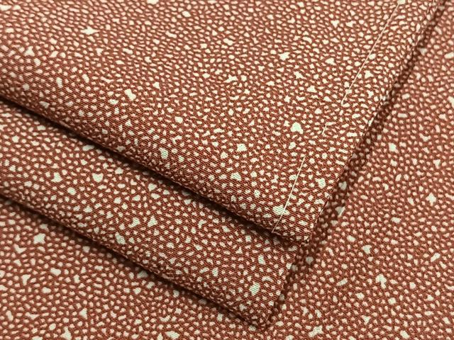 平和屋着物▽江戸小紋　単衣　箔散らし文様　洗える着物　未使用　AAAV2761fy