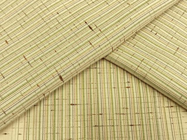 平和屋着物○本場大島紬 泥染め 7マルキ 変わり縞 正絹 逸品 AAAV7248zg