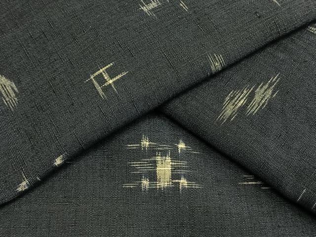 平和屋着物○上質な紬 菱文 金彩 正絹 逸品 DAAS3982ps