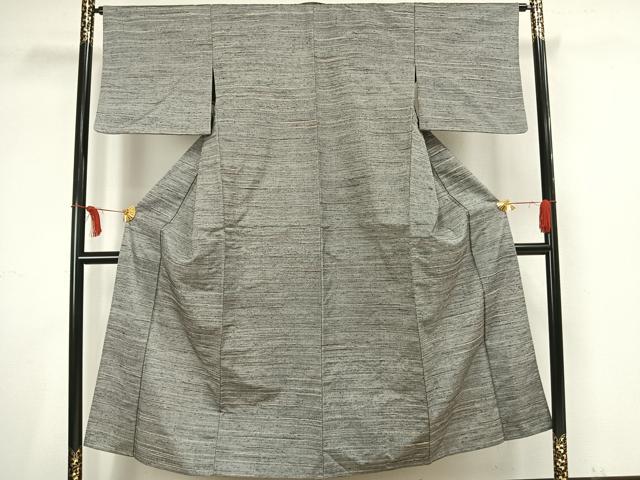 平和屋着物■極上　小紋　単衣　お召地　南天蔦の葉　金彩　逸品　未使用　DZAA7941kh5 平和屋着物□極上 小紋 単衣 お召地 南天蔦の葉 金彩 逸品