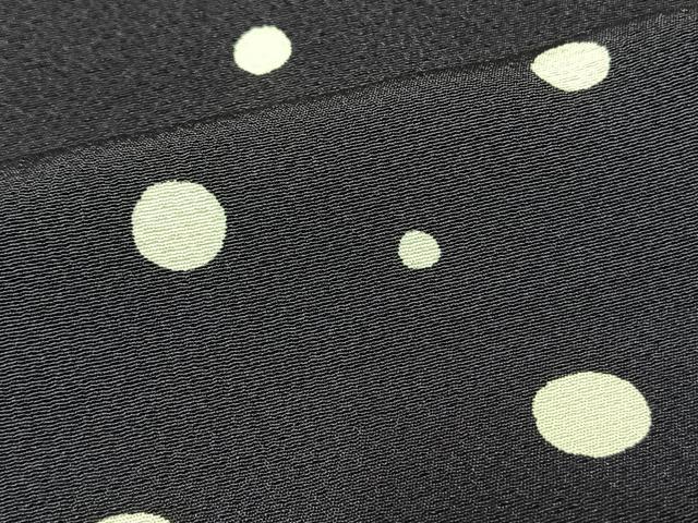 平和屋着物▽上質な小紋　単衣　水玉文　正絹　逸品　AAAV2806fy_5