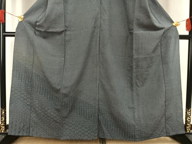 平和屋着物▽本塩沢　訪問着　単衣　110亀甲　割付き文　正絹　逸品　AAAV2879fy 平和屋着物▽本塩沢 訪問着 単衣 110亀甲 割付き文 正絹 逸品