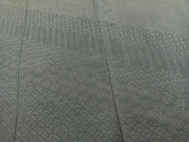 平和屋着物▽本塩沢　訪問着　単衣　110亀甲　割付き文　正絹　逸品　AAAV2879fy 平和屋着物▽本塩沢 訪問着 単衣 110亀甲 割付き文 正絹 逸品