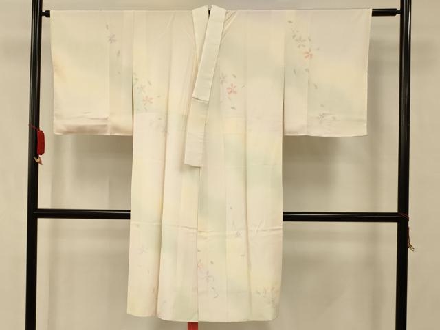 平和屋着物■長襦袢　袷　草花文　暈し染め　正絹　逸品　未使用　AAAM1165Abw 平和屋着物○長襦袢 袷 草花文 暈し染め 正絹 逸品 AAAX0031np