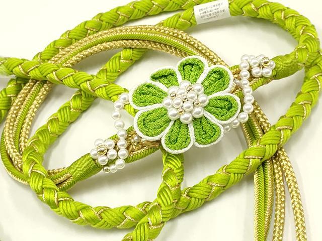 平和屋着物□和装小物 帯締め・帯揚げセット 千晃 平組 暈し 金銀糸